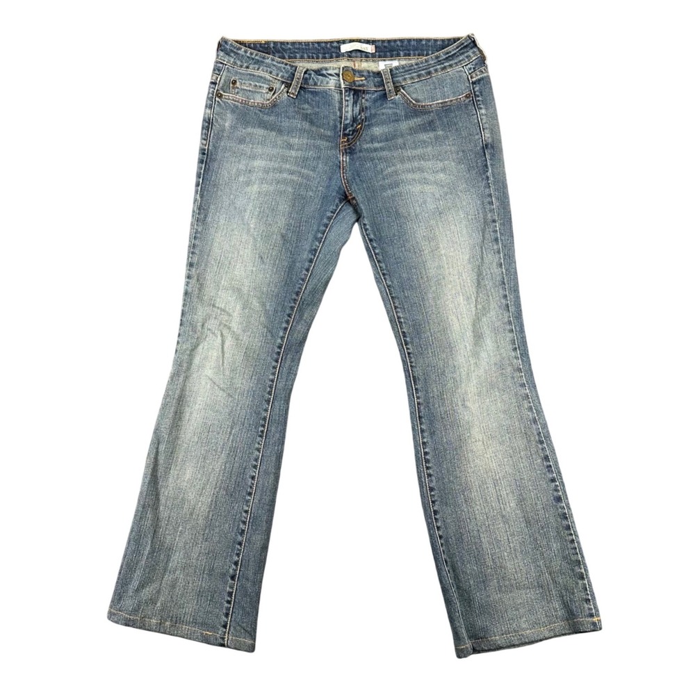 Levi's 545 Low Boot Cut Jeans Womens 8M Y2K Medium Wash Denim Stretch